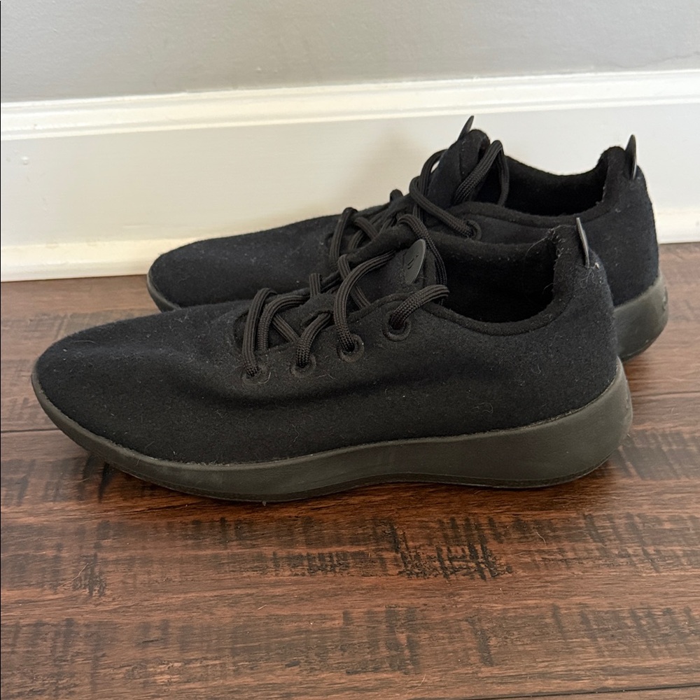 Allbirds Black Wool Runner Mizzles Running Shoes Size 10 Men's